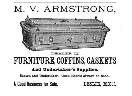 coffin ad