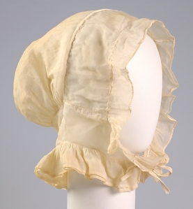 A lady's nightcap. From the Metropolitan Museum of Art Brooklyn Costume Collection. 