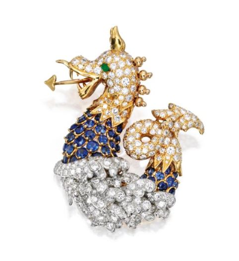 Tiffany sea serpent brooch http://www.sothebys.com/en/auctions/ecatalogue/2015/magnificent-jewels-n09495/lot.212.html