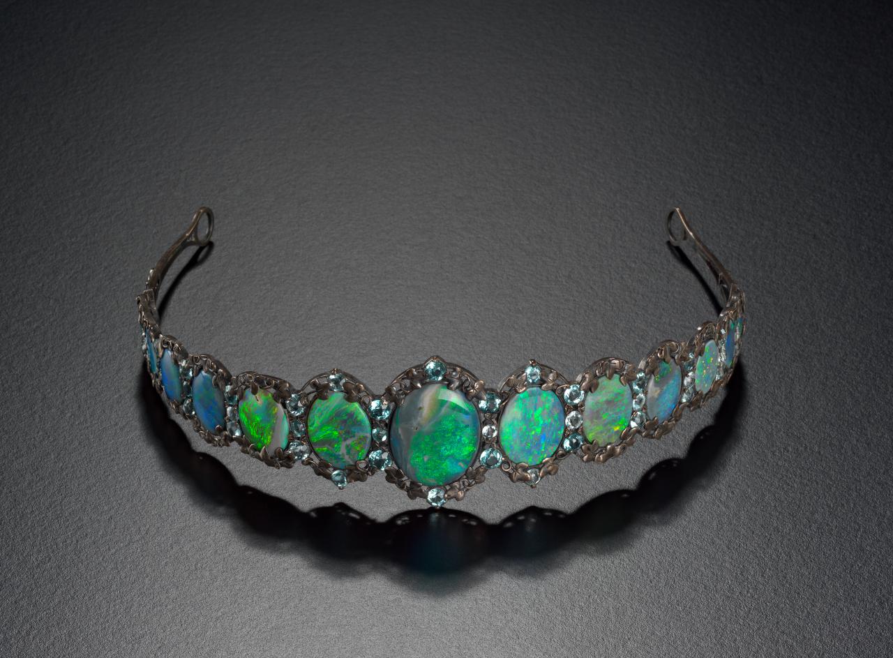 opal tiara