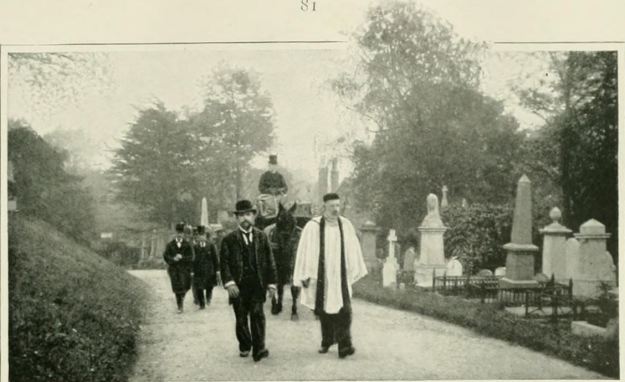 funeral procession Highgate Cemetery 1902