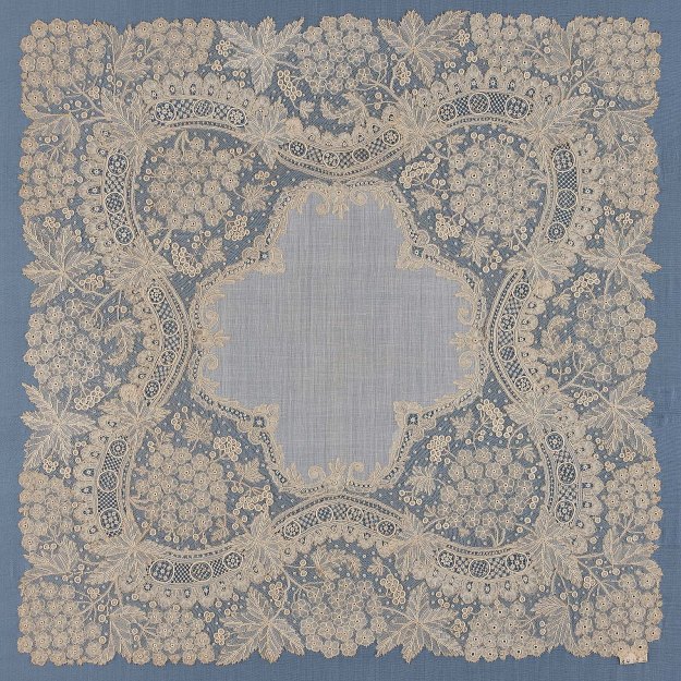 1884 grape handkerchief
