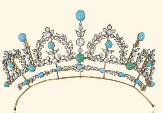 turquoise tiara